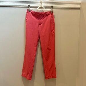 Boys' Vineyard Vines Pink Performance Chinos Size 14